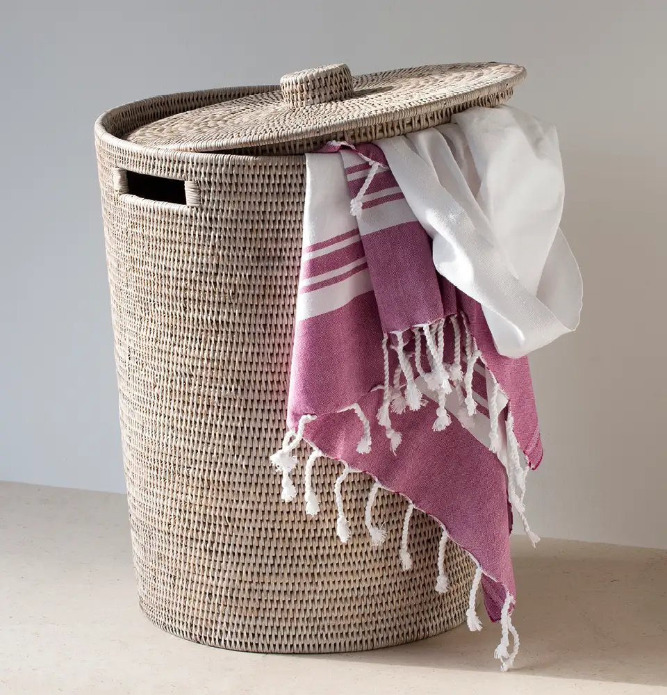 Waeschebehaelter Rattangeflecht Waeschebehaelter Rattangeflecht